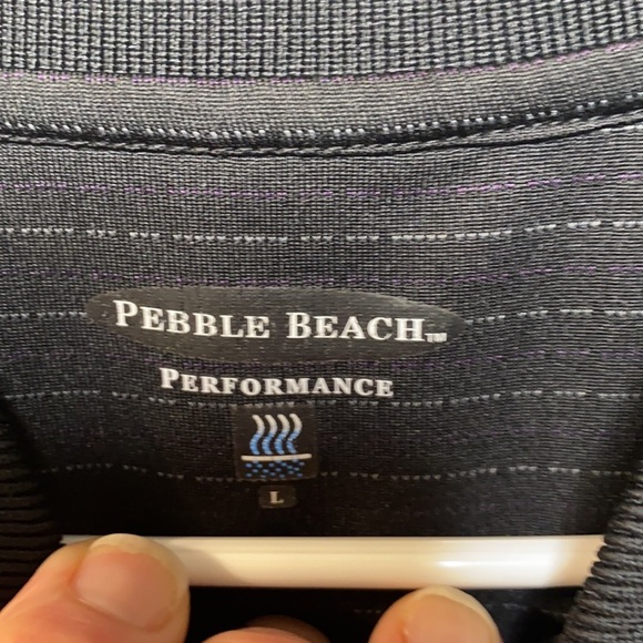 Pebble Beach Long Sleeve Performance Shirt men’s (Large) in Excellent Condition - Picture 3 of 3
